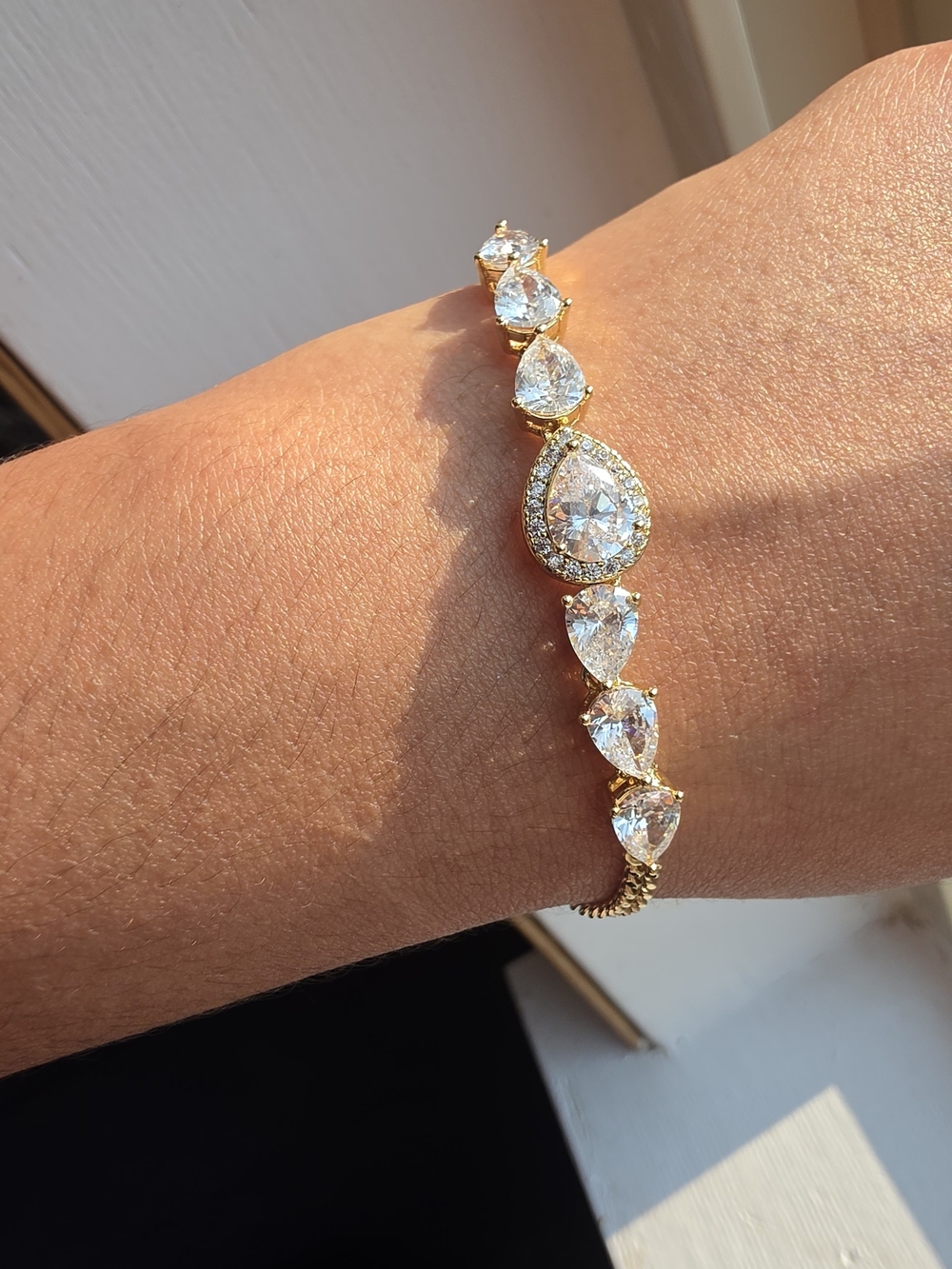 Hermosa Pulsera Oro Laminado 14k